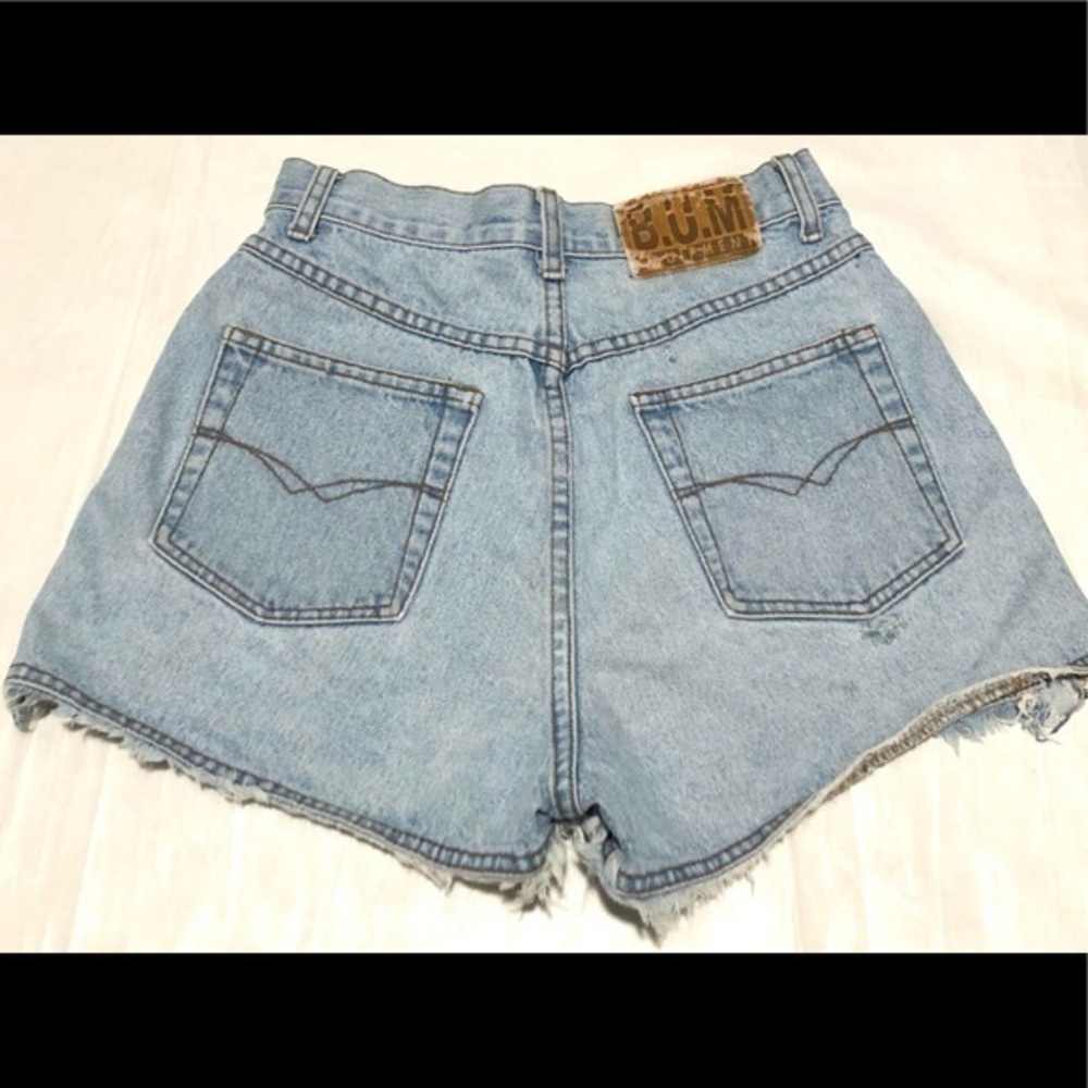 Bum equipment high waisted denim shorts